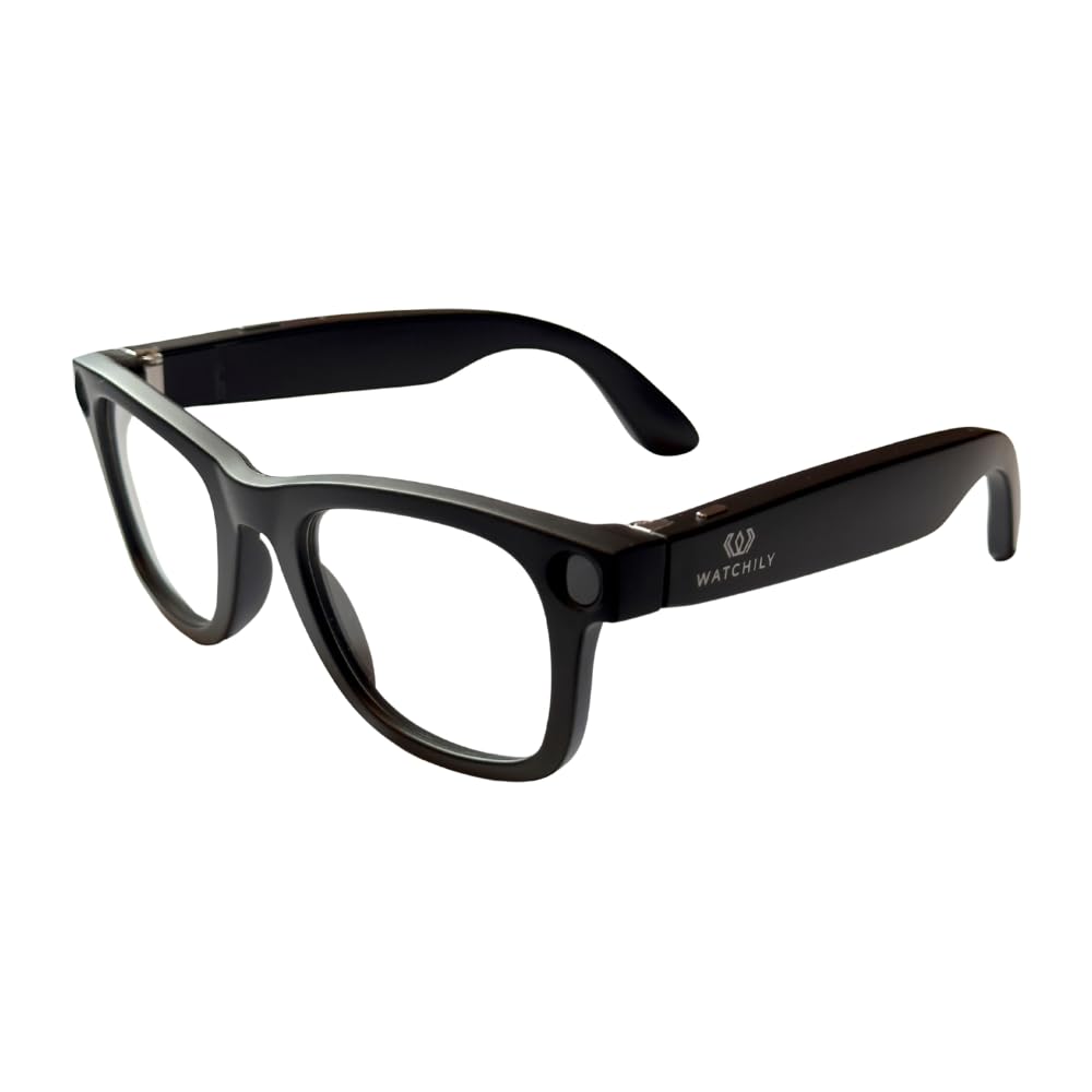 Lunettes connectées caméra intégrée ChatGPT verres noirs intelligentes