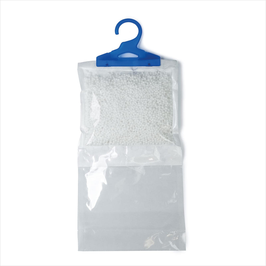 Kit 9 sacs déshumidificateurs suspendus — absorbe l'humidité, format compact 16 × 20 cm