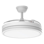 Ventilateur de plafond rétractable 106 cm LED — silencieux 6 vitesses — vue 1