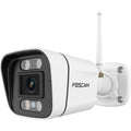Caméra extérieure WiFi 5 MP QHD — projecteurs et sirène, détection personnes/véhicules, vision nocturne 20 m, IP66