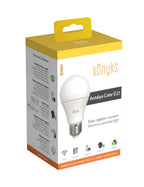 Ampoule LED connectée E27 — WiFi + Bluetooth, 1055 lm, 16 millions de couleurs + blanc réglable, compatible Alexa & Google
