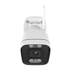 Caméra extérieure WiFi 5 MP QHD — projecteurs et sirène, détection personnes/véhicules, vision nocturne 20 m, IP66