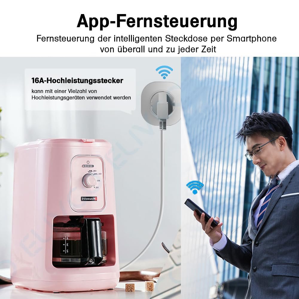 Prise WiFi intelligente app Smart Life Tuya suivi consommation énergie
