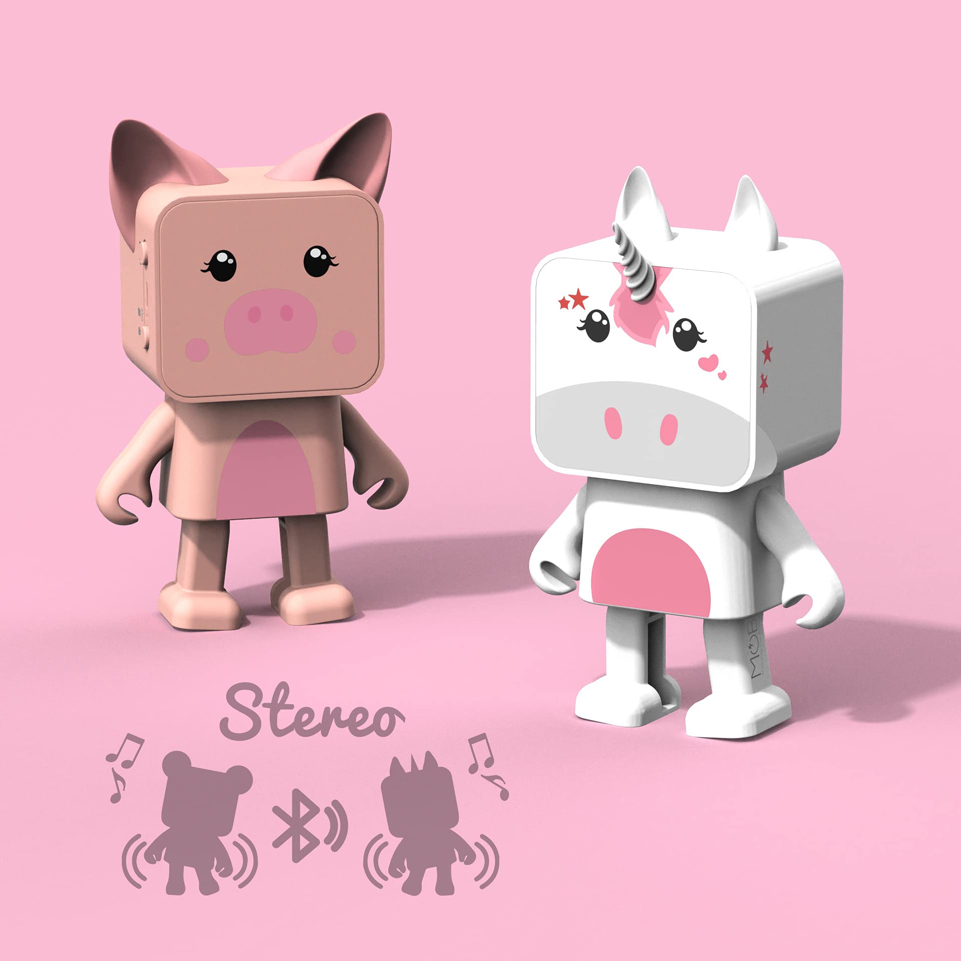 Enceinte Bluetooth enfant animal dansant — 2 modes de danse, kit mains-libres, Bluetooth 5.1