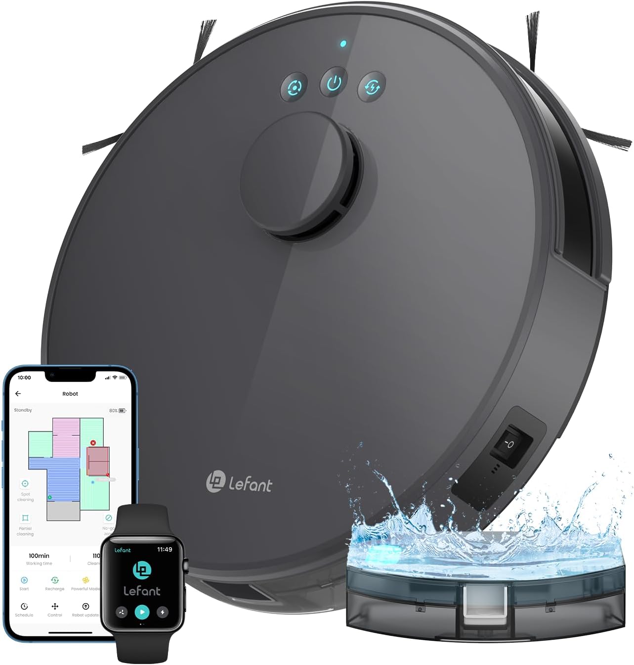 Lefant M1 robot aspirateur laveur