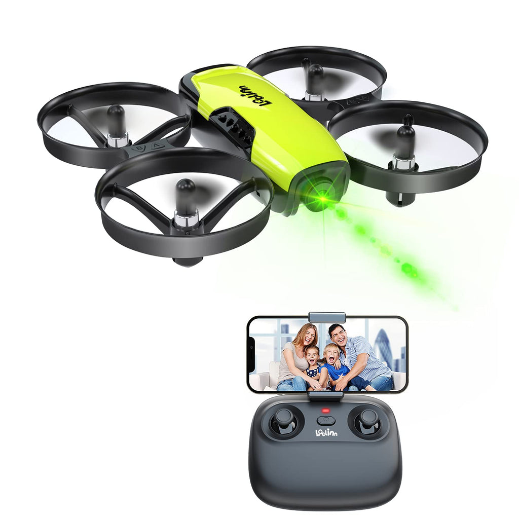 Mini drone caméra pour enfant — 3 batteries, protections d'hélices, photo & vidéo