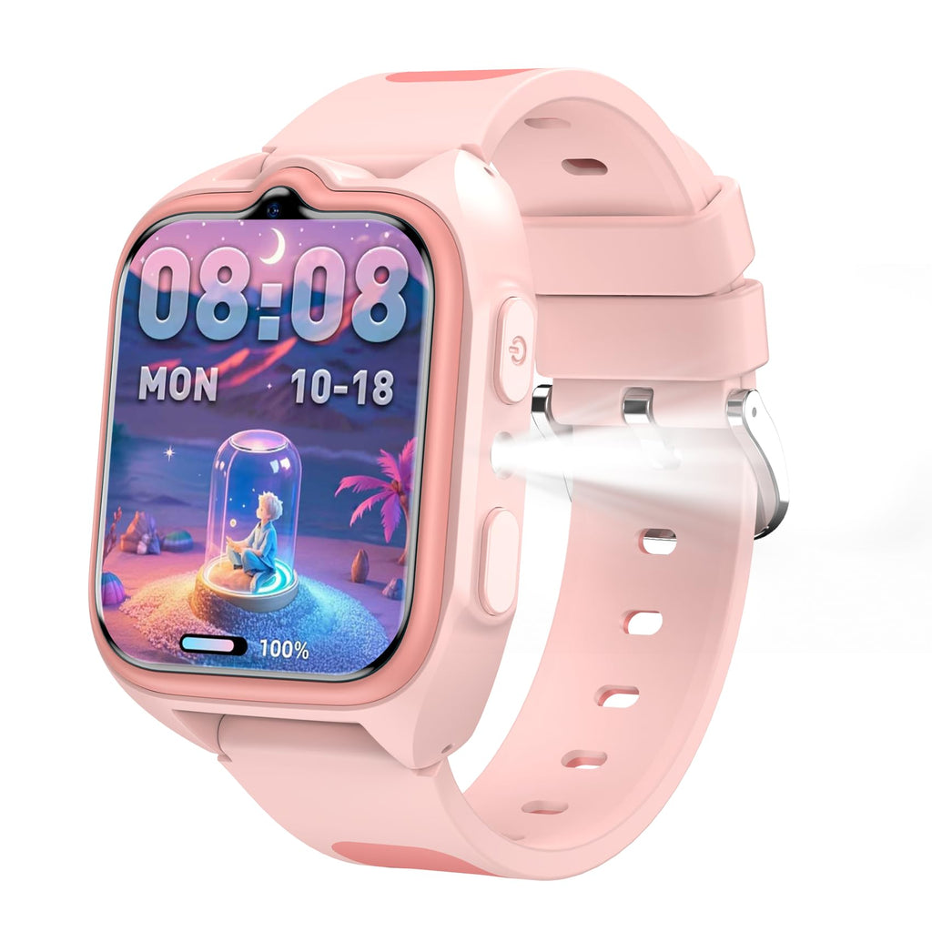 Montre connectée enfant 4G GPS WiFi LBS SOS appel vidéo chat vocal