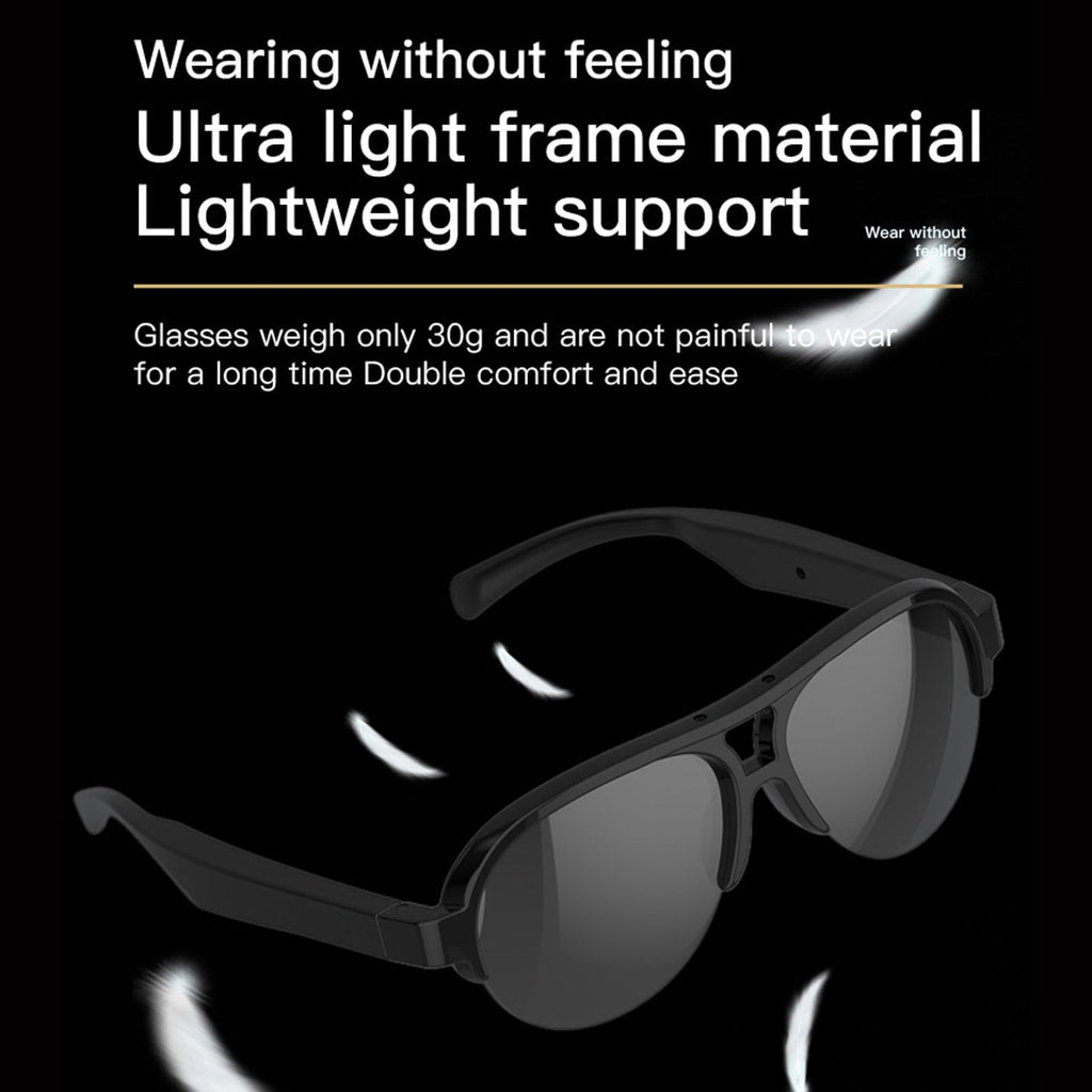 Lunettes connectées Bluetooth IA traducteur vocal hommes femmes sport