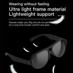 Lunettes connectées Bluetooth IA traducteur vocal hommes femmes sport