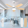 Ventilateur de plafond 106 cm LED télécommande — silencieux 20 dB — vue 1