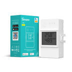 Interrupteur connecté WiFi 20A mesure température humidité TH Elite