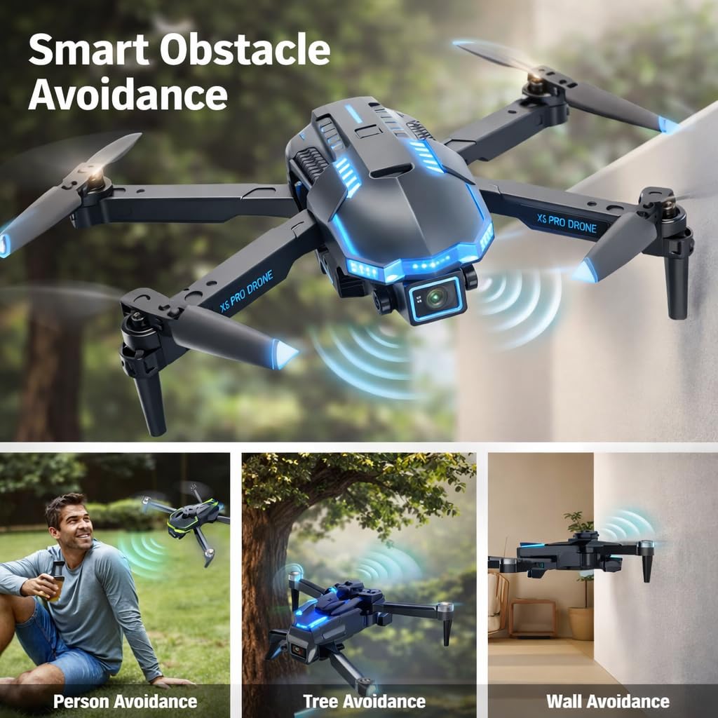 Drone caméra 1080P moteur sans balais — transmission 5G, vol jusqu'à 36 min