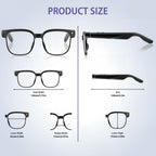 Lunettes connectées caméra 8MP 1080P traducteur IA intelligence artificielle