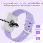 Montre connectée enfant IP68 — 19 modes sport, podomètre, cardio, sommeil
