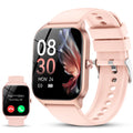 Montre connectée homme femme 1,85" — appels Bluetooth, cardio 24h, 115 modes, IP68