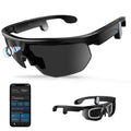 Lunettes connectées sport caméra 8 MP — stockage intégré, enregistrement vidéo