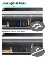 Ruban LED 220V blanc froid 6500K — 1200 lm/m, silicone IP65, découpable tous les 10 cm, sans transformateur