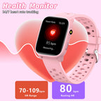 Montre connectée enfant HD 1,83" — 100+ modes sport, podomètre, 100+ cadrans