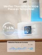 Humidificateur d'air ultrasonique 3 L — brume fraîche 250 ml/h, remplissage par le haut, mode veille 26 dB