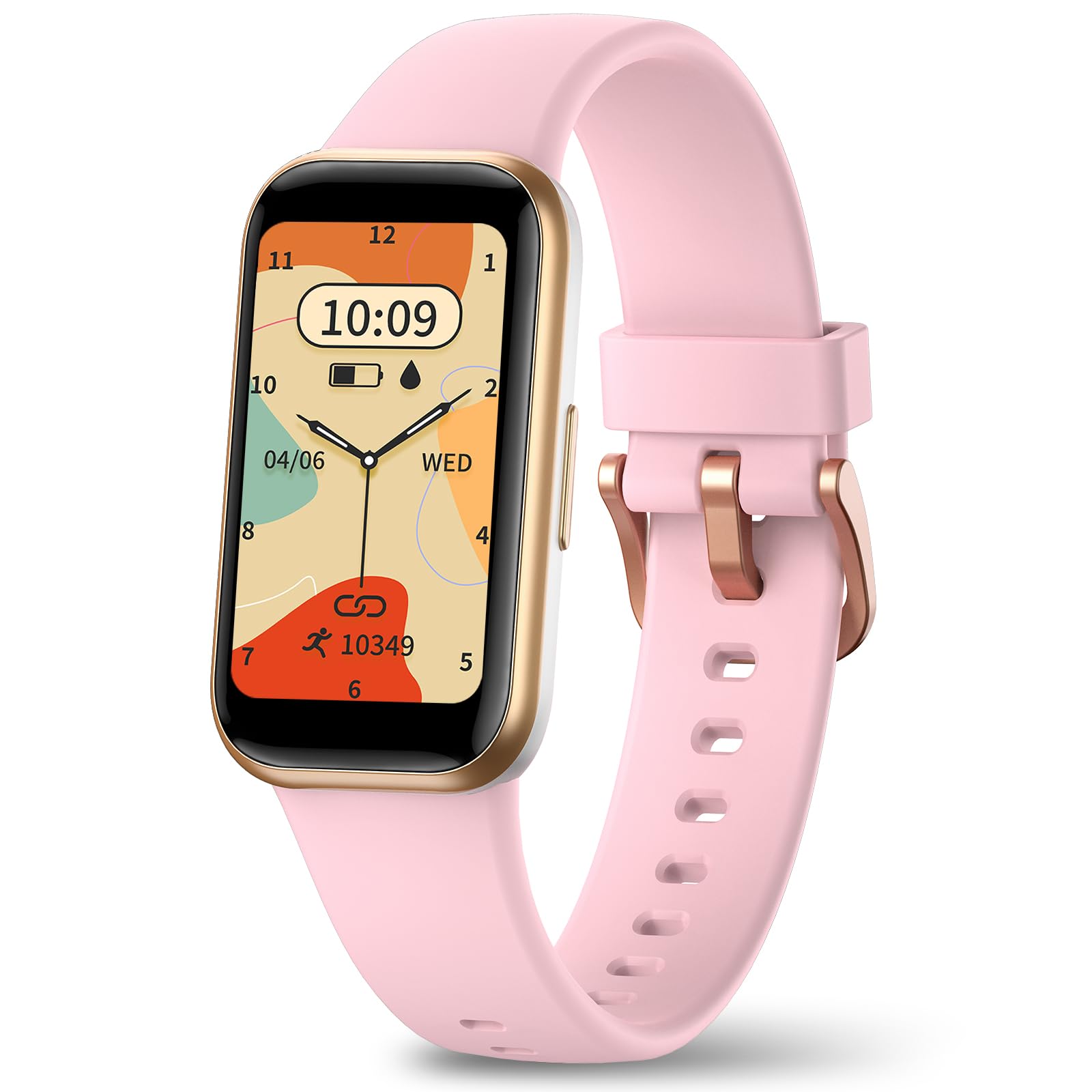 Montre connectée fitness enfant slim — podomètre, cardio, notifications