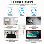 Prise WiFi intelligente app Smart Life Tuya suivi consommation énergie