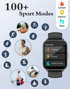 Montre connectée homme femme AMOLED 1,83" — appels Bluetooth, 113 modes sport, IP68