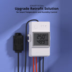 Interrupteur connecté WiFi 20A mesure température humidité TH Elite