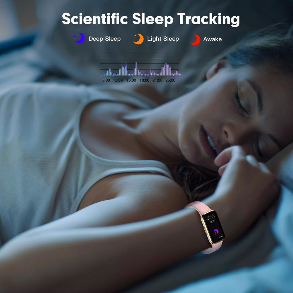 Montre connectée fitness enfant slim — podomètre, cardio, notifications