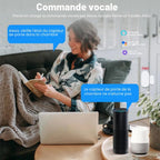 Kit capteurs d'ouverture porte et fenêtre ZigBee — alertes 24h/24, sur piles, montage adhésif (hub ZigBee requis)