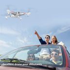 Drone caméra HD stabilisé — flux optique, vol stationnaire, 2 batteries (40 min)