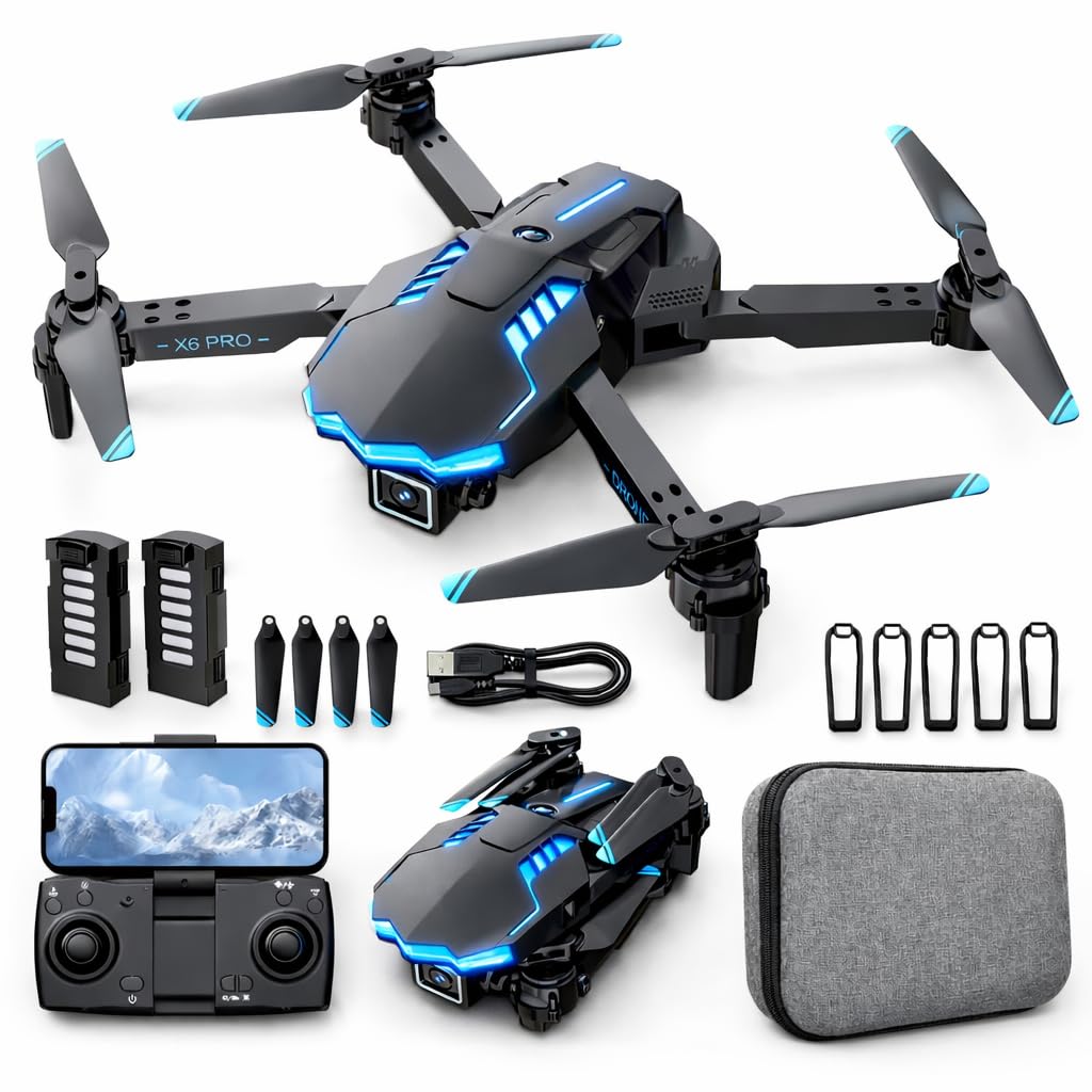 Drone caméra 1080P moteur sans balais — transmission 5G, vol jusqu'à 36 min