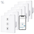 Interrupteur volet roulant connecté tactile 6 pack fil neutre WiFi