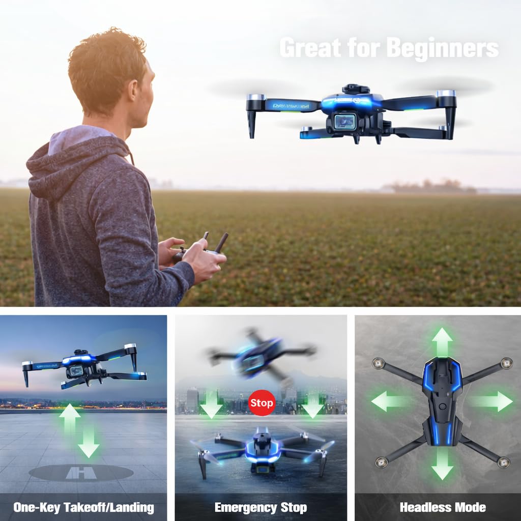 Drone caméra 1080P moteur sans balais — transmission 5G, vol jusqu'à 36 min