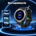 Montre connectée militaire homme femme 1,39 pouces HD appel Bluetooth GPS