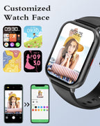 Montre connectée homme femme AMOLED 1,83" — appels Bluetooth, 113 modes sport, IP68