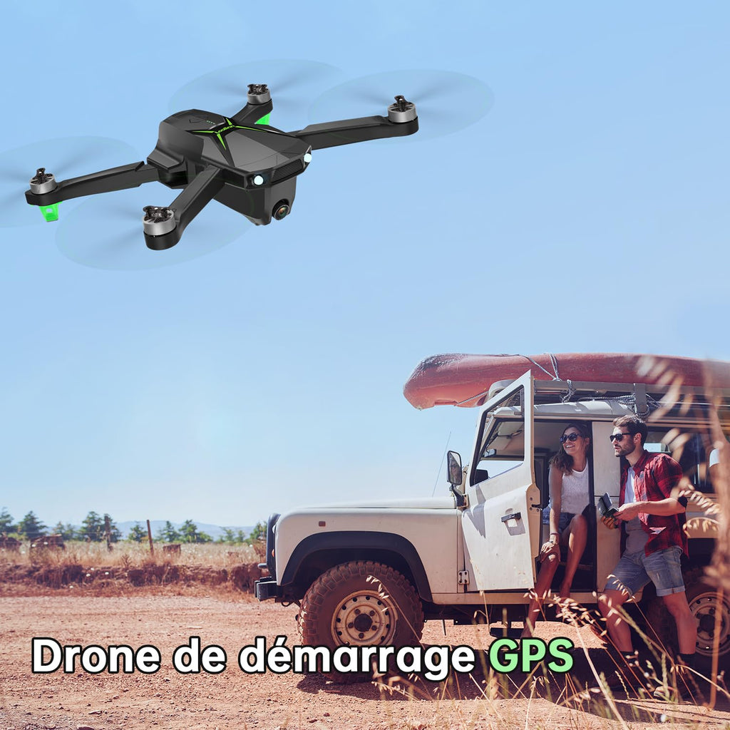 Drone caméra 4K débutants cadeau moins de 250g 50 minutes de vol GPS