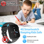 Montre connectée enfant GPS 4G appel vidéo filles garçons SOS sécurité