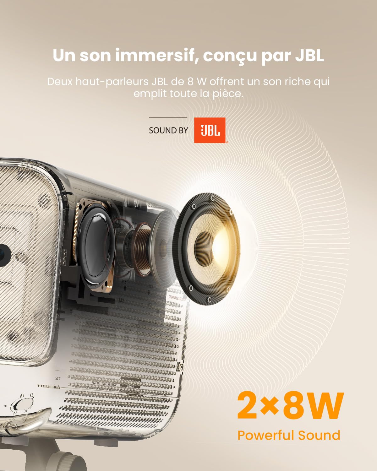 Vidéoprojecteur 4K SGS certifié Netflix JBL Dolby autofocus Yaber L2