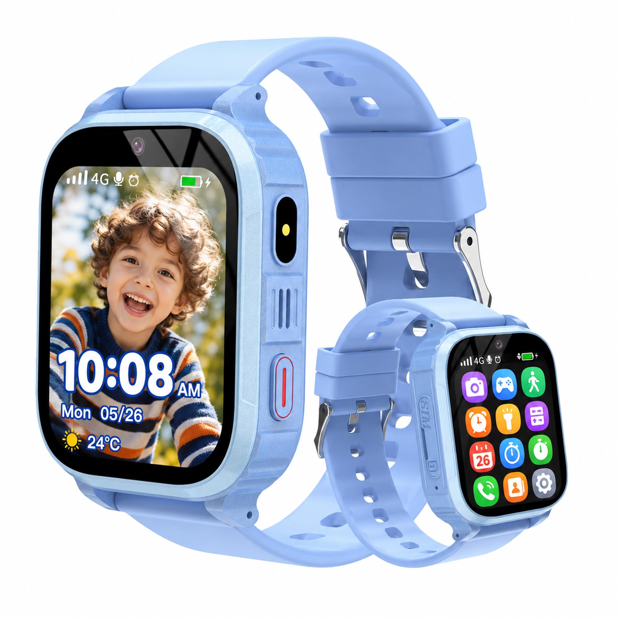Montre connectée enfant 4G GPS appel vidéo téléphone SOS sécurité