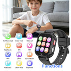 Montre connectée enfant 4G appel vidéo GPS SOS chat vocal IP68 étanche