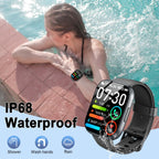 Montre connectée femme homme 1,95 pouces HD appel Bluetooth sport fitness