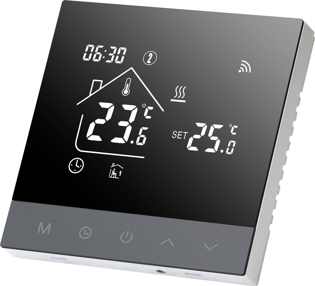 Thermostat intelligent WiFi programmable 16A chauffage électrique écran