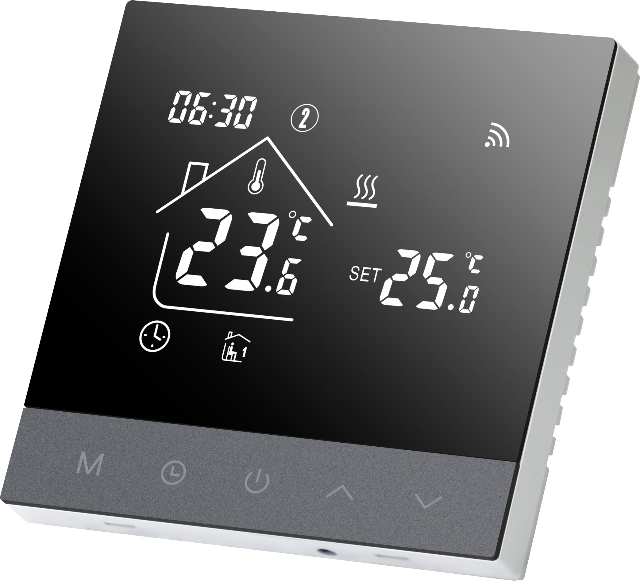 Thermostat intelligent WiFi programmable 16A chauffage électrique écran