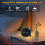 Enceinte Bluetooth 5-en-1 avec veilleuse — machine à bruit blanc, 30 sons, réveil LED