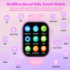 Montre connectée enfant 4G GPS — appels vidéo, chat vocal, SOS