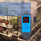 Prise hygrostat connectée WiFi — sonde d'humidité, contrôle app, double relais humidificateur/déshumidificateur