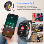 Montre connectée enfant 4G appel vidéo GPS SOS chat vocal IP68 étanche
