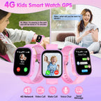 Montre connectée enfant 4G GPS — appels vidéo, chat vocal, SOS