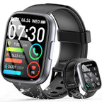 Montre connectée homme femme 1,95" HD — appels Bluetooth, 112 modes sport, IP68