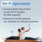 Prise connectée Matter WiFi 12A 2500W Type F mesure consommation